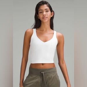 White Lululemon Align Tank Top Size 4